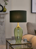 Hampton green table lamp 60cm, imported from the UK