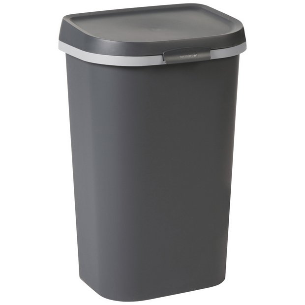 Curver Mistral Lift Top bin 50L grey, imported from the UK