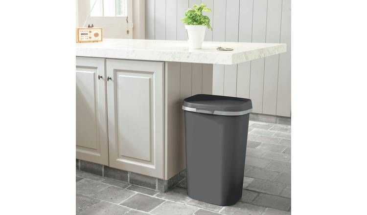 Curver Mistral 50L Lift Top Bin - Grey GOODS Argos