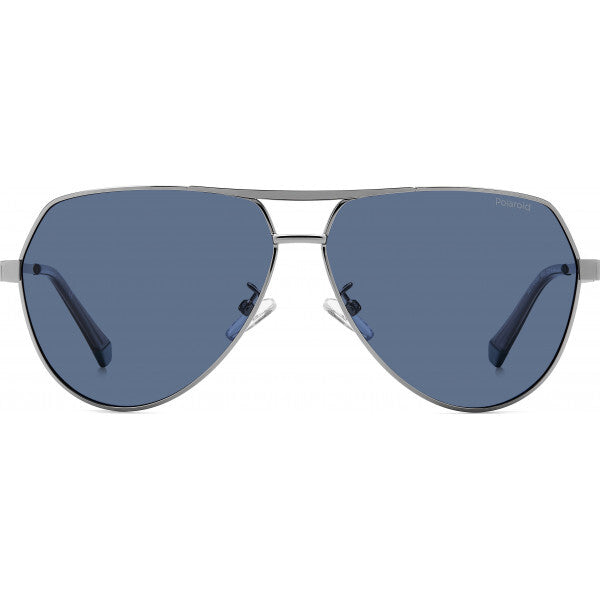 Polaroid PLD 2145 grey metal frame sunglasses, imported from the UK