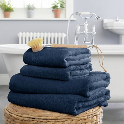 Argos Habitat Supersoft 4 Piece Towel Bale - Denim- Buy online at McGrocer
