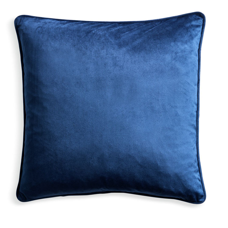 Habitat Velvet Cushion - Navy - 55x55cm