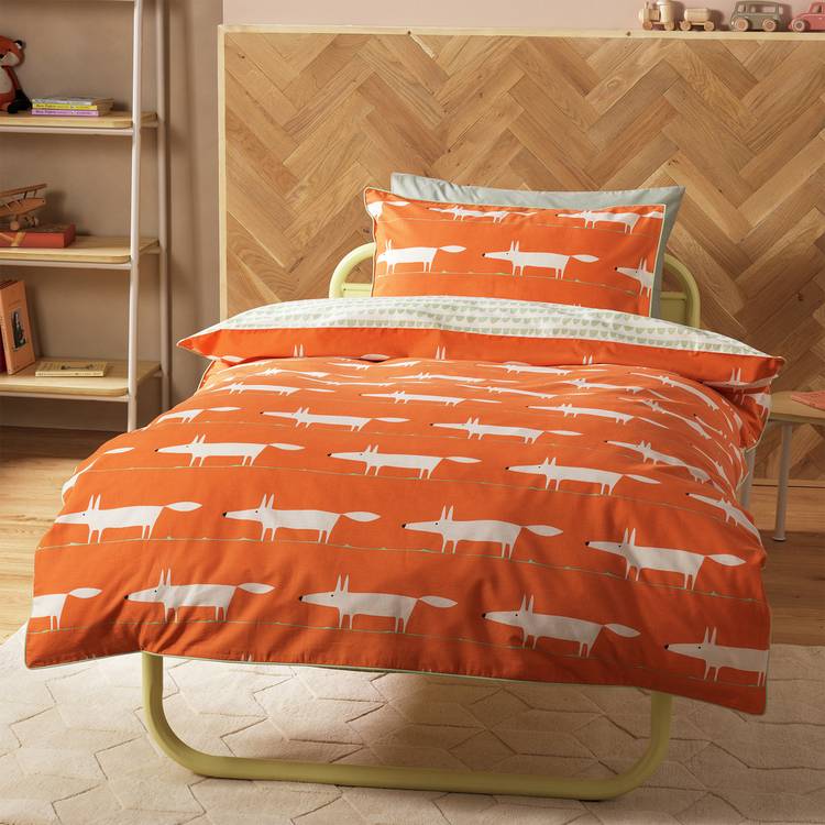 Habitat x Scion Mr Fox bedding set single - imported from the UK