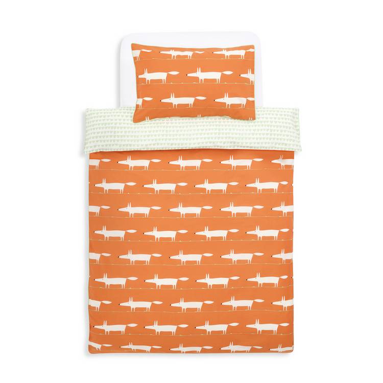 Habitat x Scion Mr Fox bedding set single - imported from the UK