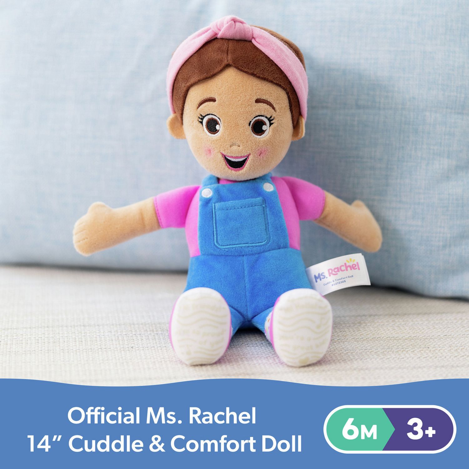 Ms. Rachel Cuddle and Comfort Friend soft toy 21.5cm, imported from the UK