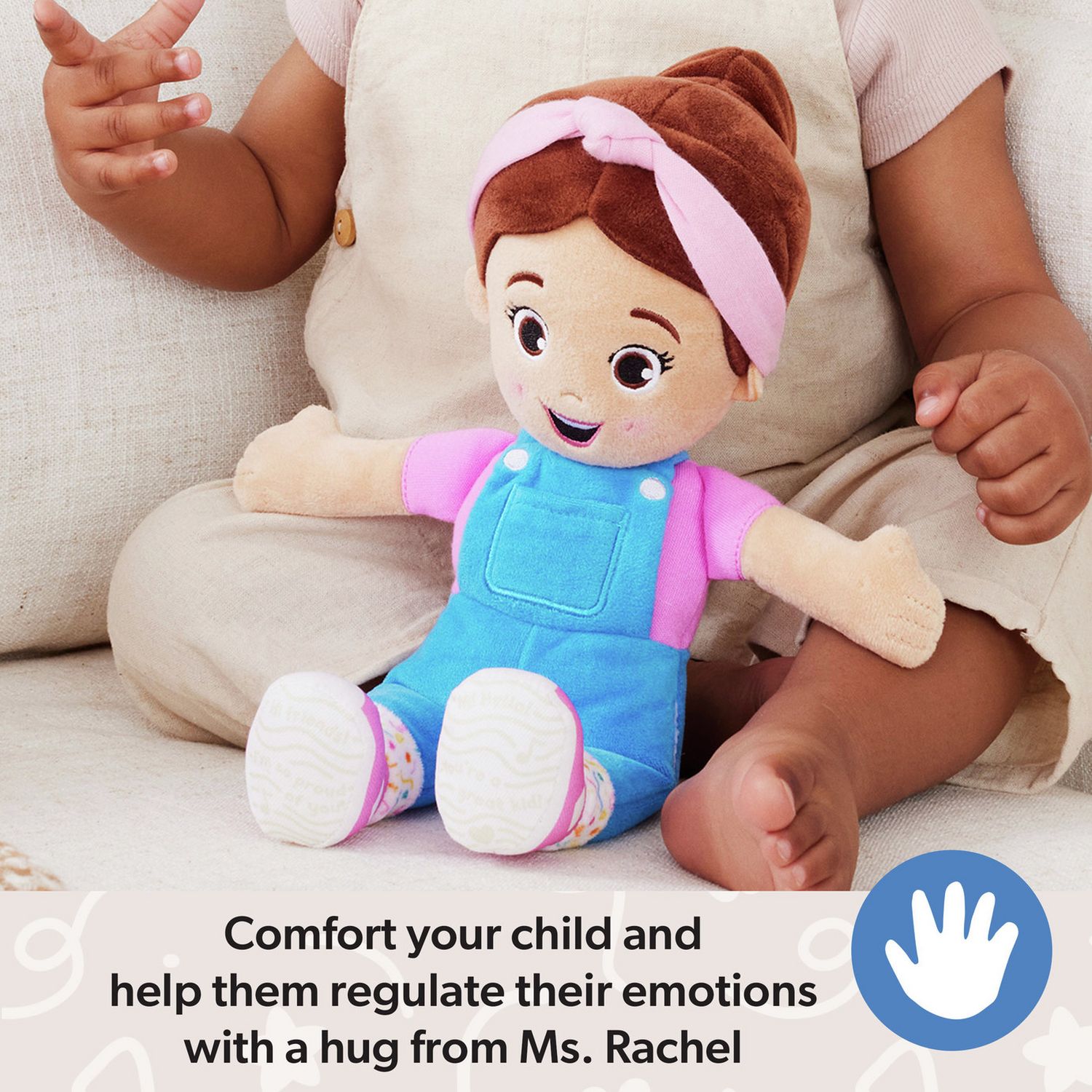 Ms. Rachel Cuddle and Comfort Friend soft toy 21.5cm, imported from the UK