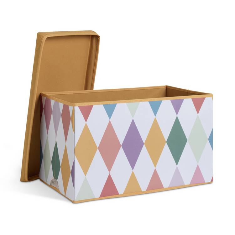 Habitat foldable ottoman box multicolour 45-litre, imported from the UK