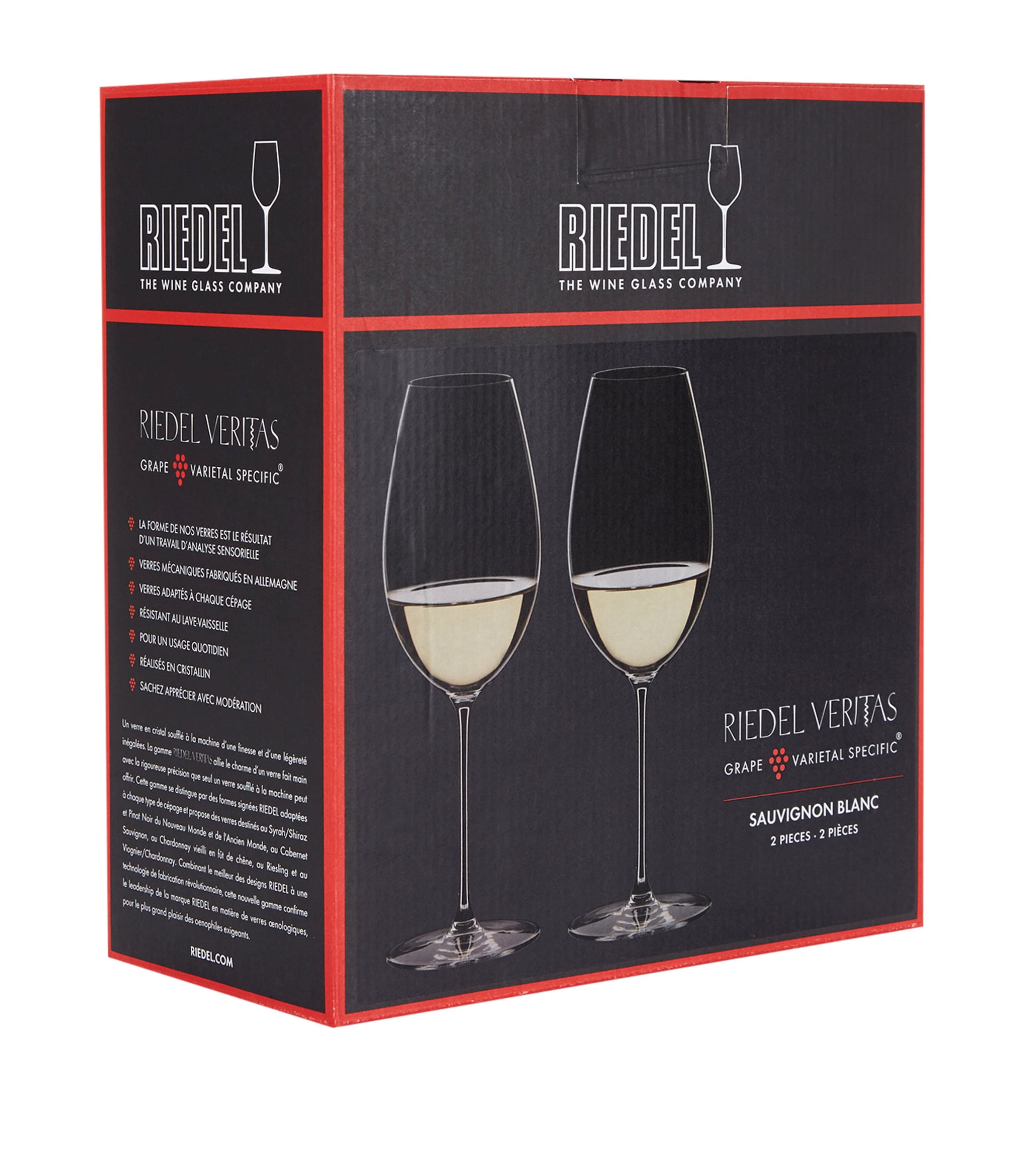 Riedel Veritas Sauvingnon Blanc wine glasses set of 2, imported from the UK
