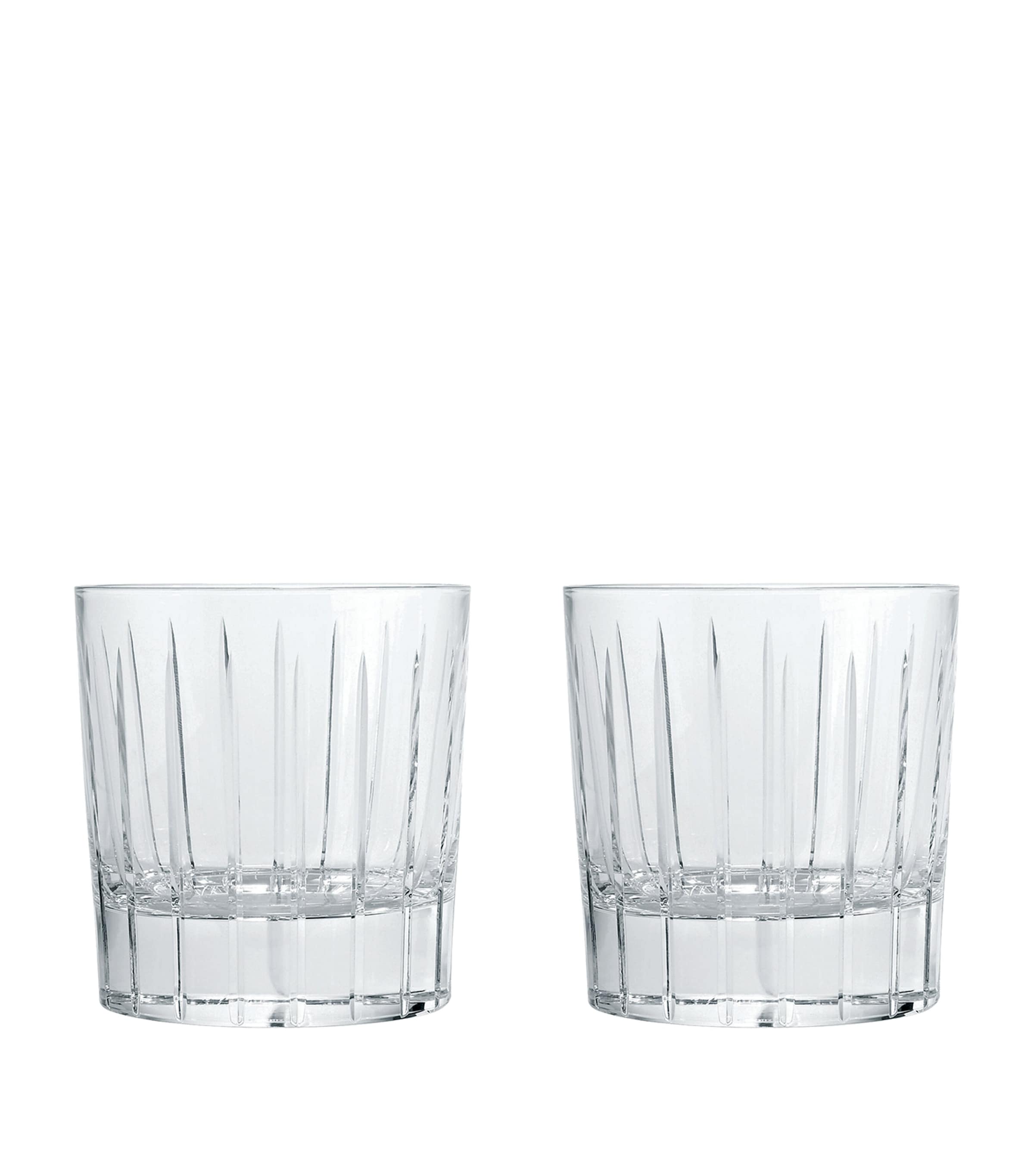 Christofle Iriana Crystal Double Old Fashioned Glasses 240ml - British product
