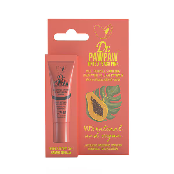 Dr.Pawpaw Peach Pink tinted balm 10ml - British product