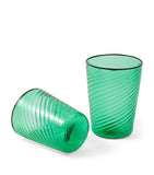 Cabana Venezia Murano glass tumbler - British product
