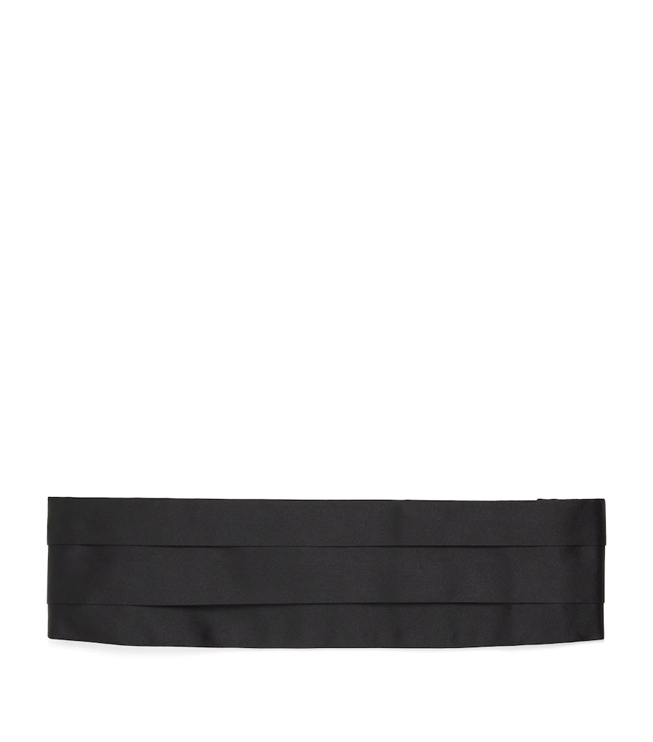 Canali silk cummerbund formal accessory, UK version
