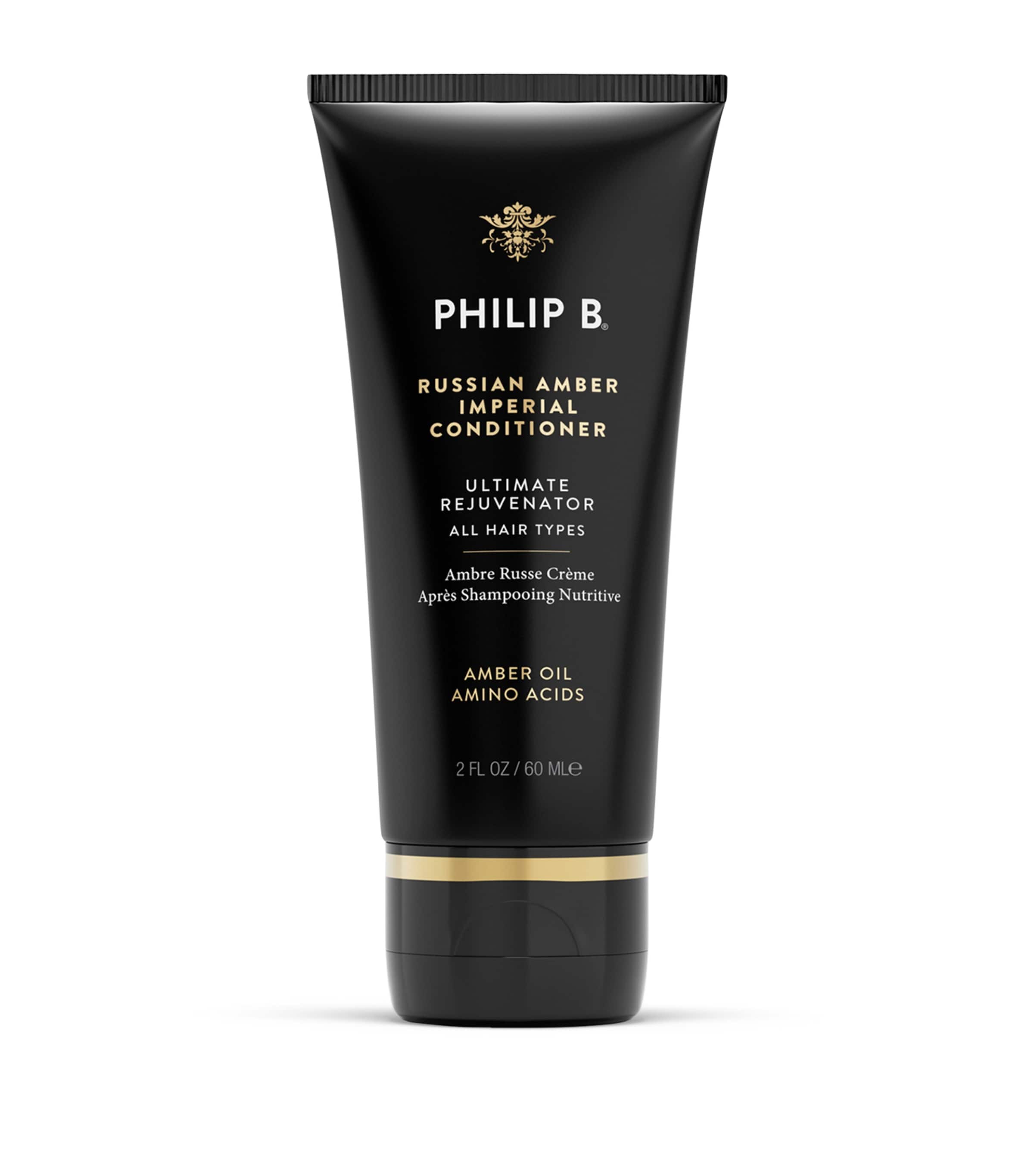 Philip B Russian Amber Imperial hair conditioner 60ml, imported from the UK