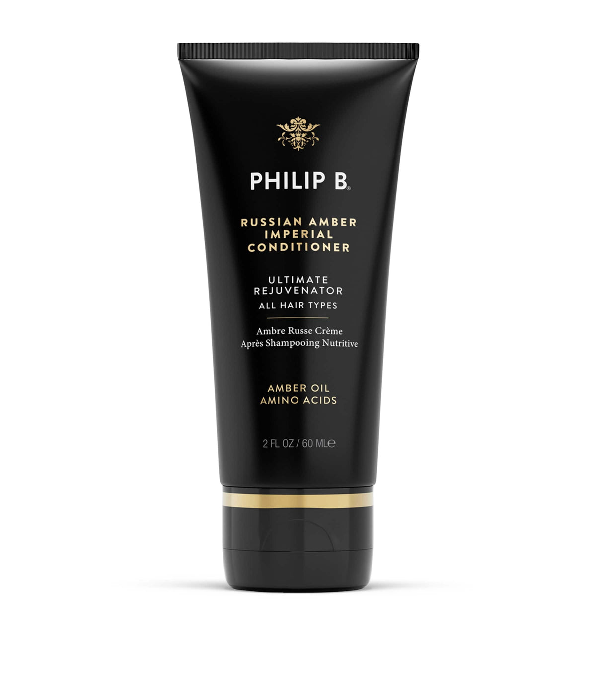 Philip B Russian Amber Imperial hair conditioner 60ml, imported from the UK