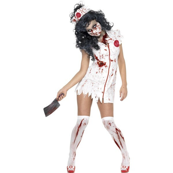 Smiffys zombie nurse costume adult women's, imported from the UK