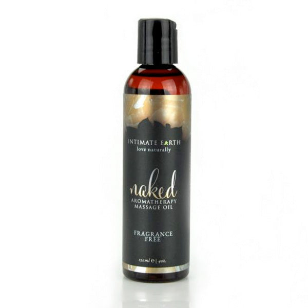 Intimate Earth Naked Massage Oil Unscented 120ml (British brand)