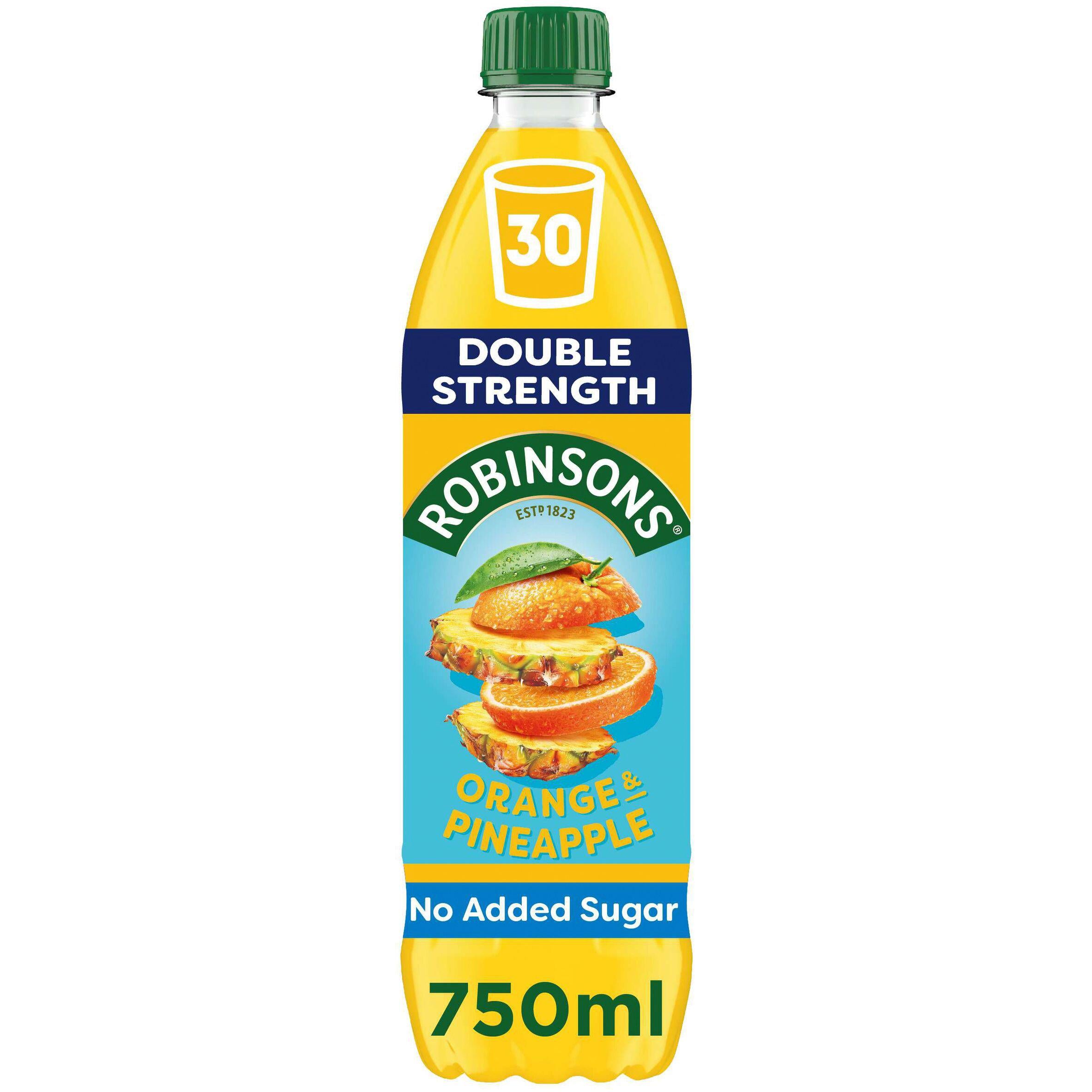 Robinsons Double Strength Orange & Pineapple Fruit Squash 750ml GOODS Sainsburys   