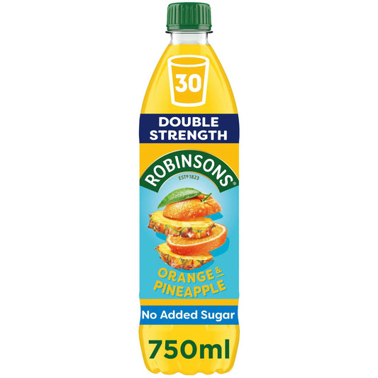 Robinsons Double Strength Orange & Pineapple Fruit Squash 750ml GOODS Sainsburys   