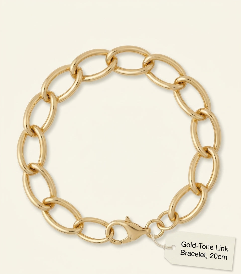 Givenchy chain link choker brass necklace, imported from the UK
