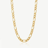 MUCHV women's Figaro chain necklace 18k gold 45cm, UK version