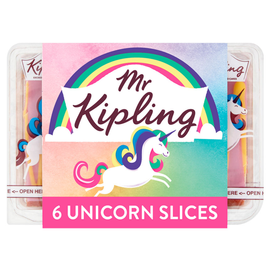 Mr Kipling Unicorn Cake Slices GOODS ASDA   