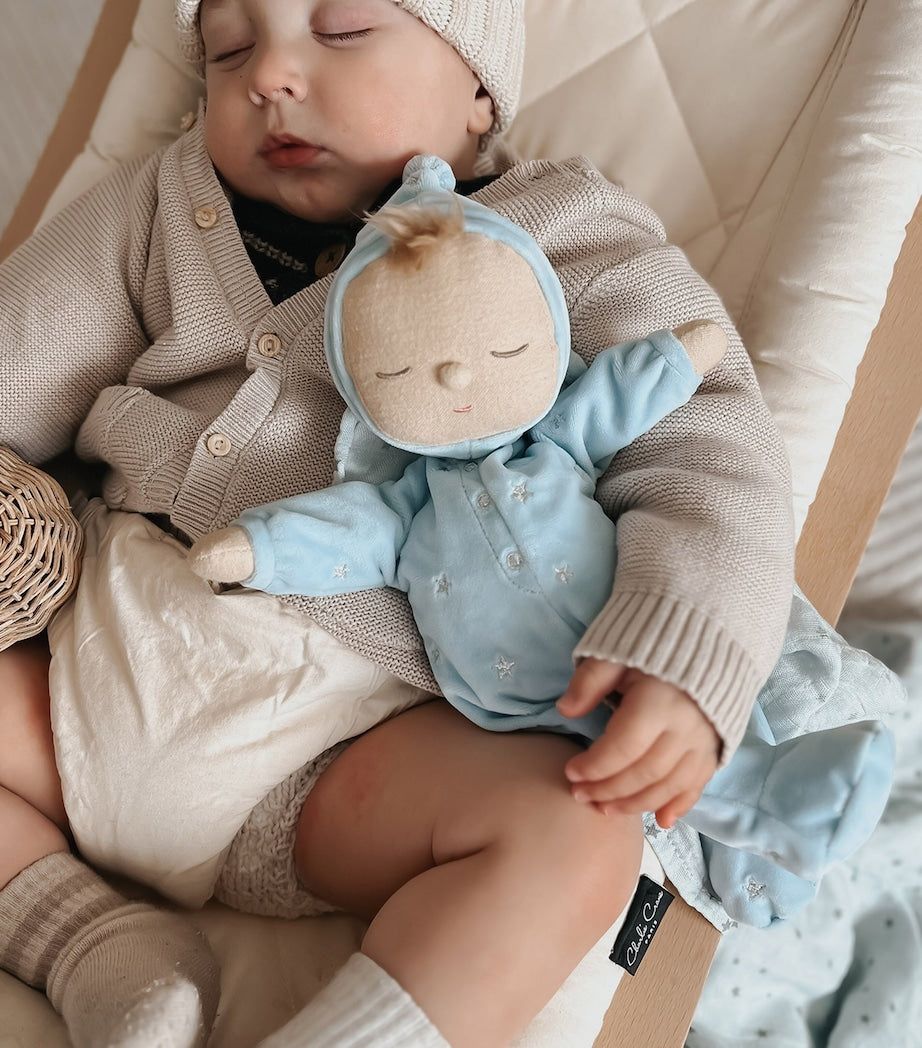 Olli Ella Dozy Dinkum Leo soft toy for babies, 31cm, imported from the UK