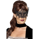 Smiffys embroidered lace filigree swirl eyemask - British product