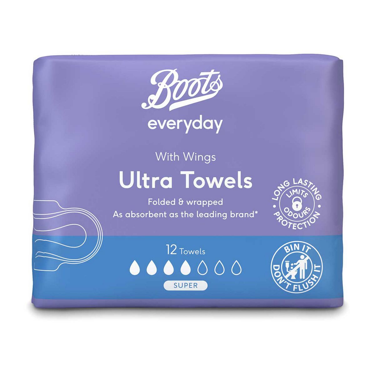 Boots Everyday Ultra Towels Super Wing 12s GOODS Boots   