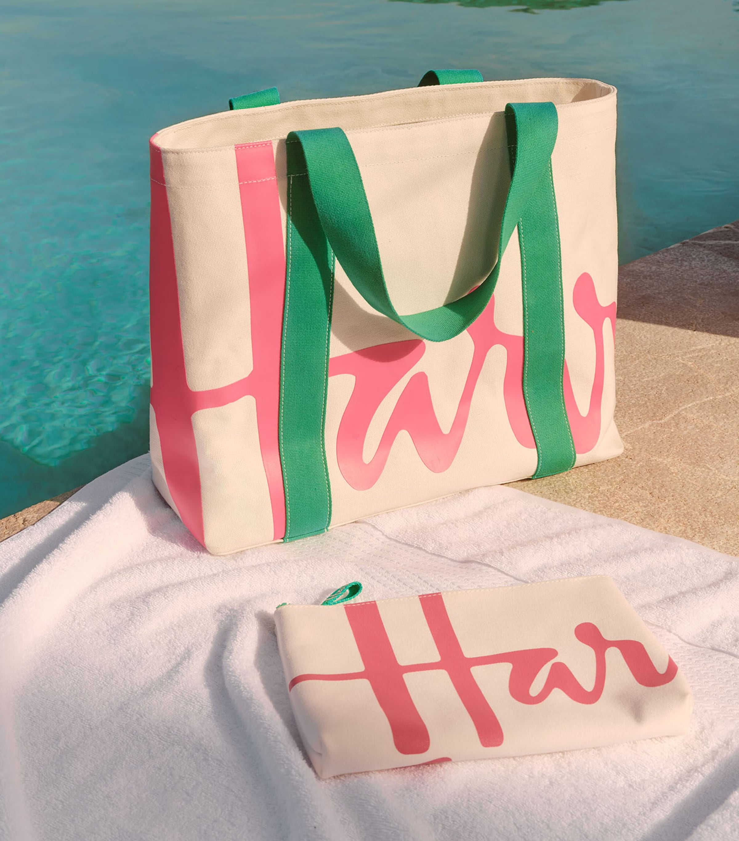 Harrods medium cotton logo tote bag (British brand)