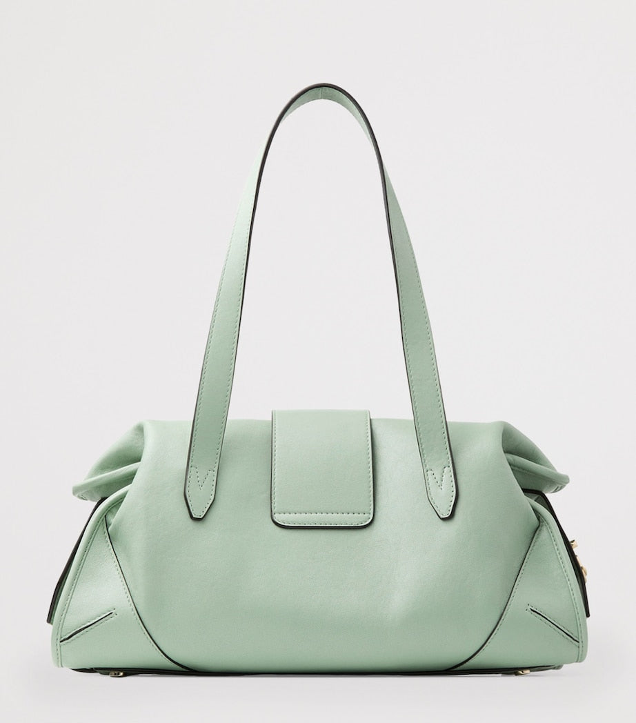 Jimmy Choo medium leather bar holdall bag (British brand)