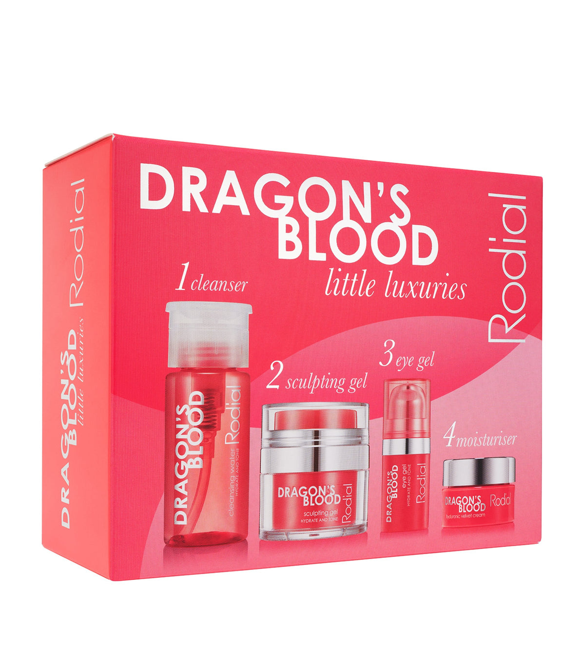 Rodial Dragon's Blood Little Luxuries skincare gift set, imported from the UK