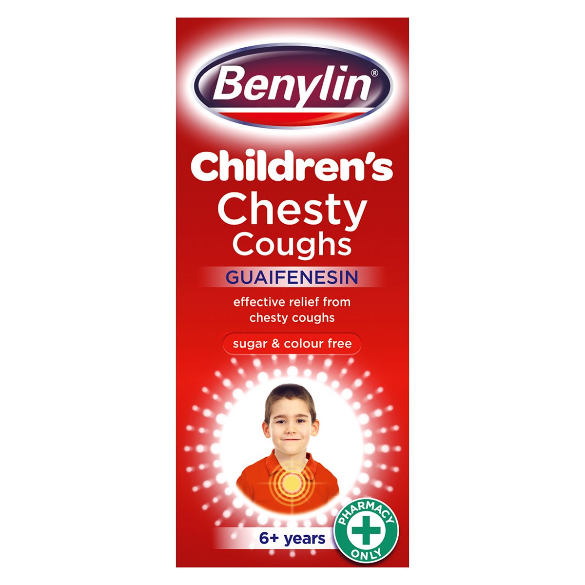 Benylin Children's Chesty Coughs 6 - 12 Years Strawberry - 125ml GOODS Boots   