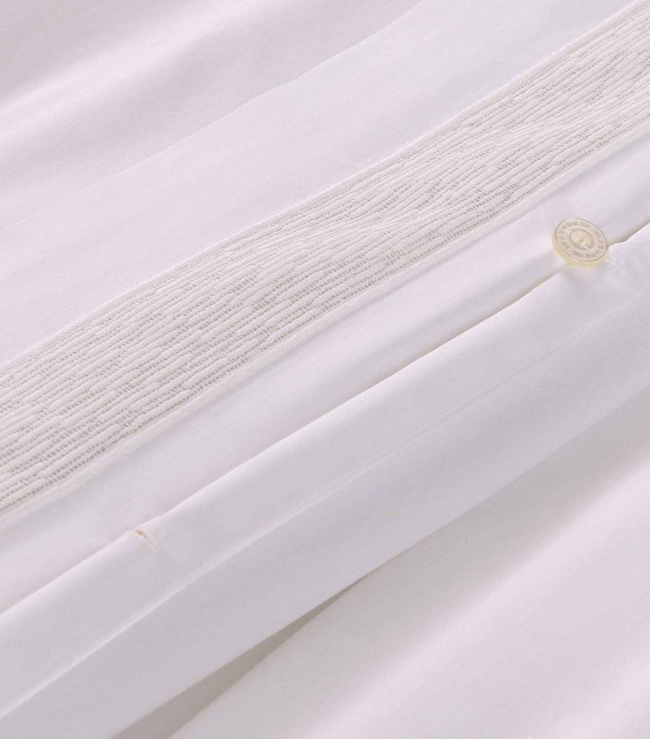 Frette Balance lace king duvet cover cotton sateen (British brand)