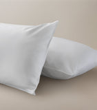 SAVOIR king duvet cover set in 400 thread count cotton percale with fitted sheet and pillowcases (British brand)