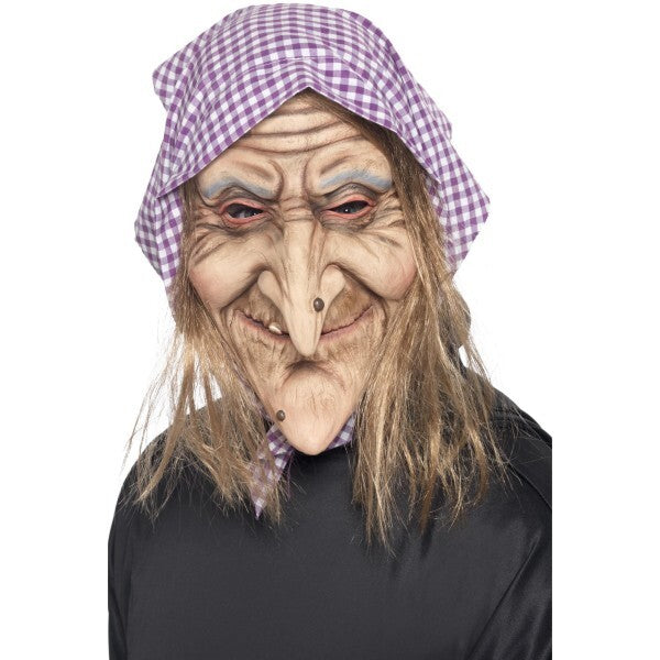 Smiffys Old Witch Mask latex mask, imported from the UK