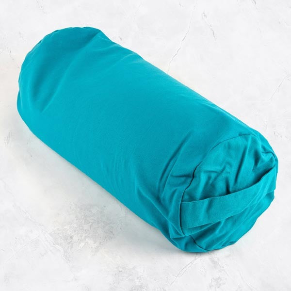 Myga Buckwheat Support Bolster Pillow - Turquoise GOODS Superdrug Turquoise  