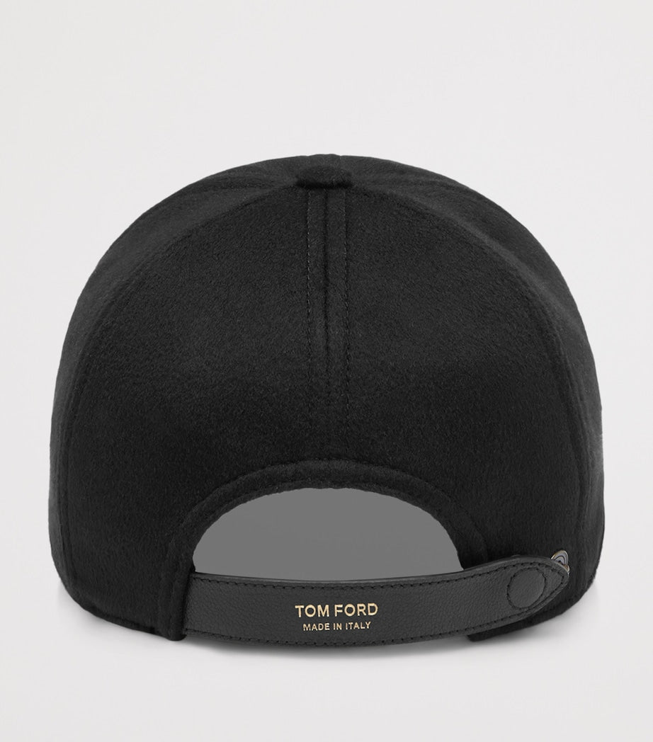 TOM FORD suede logo baseball cap - British product