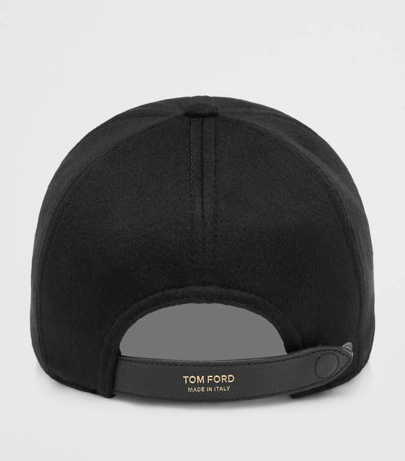 TOM FORD suede logo baseball cap - British product