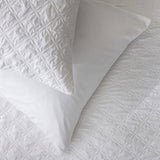 Argos Home embossed white bedding set single - British product