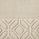 Paramount memory foam plush bath mat in taupe 61 x 91 cm - British product