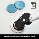 AirCraft PowerGlide cordless floor cleaner and polisher black, imported from the UK