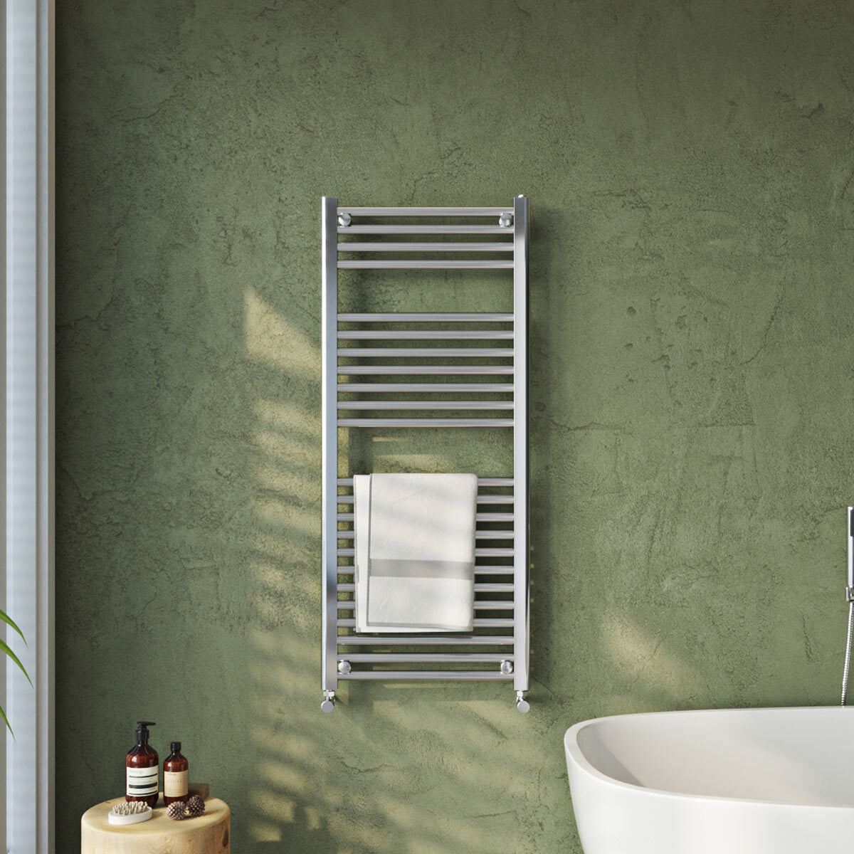 Ultraheat Chelmsford chrome radiator 1172x500mm (British brand)