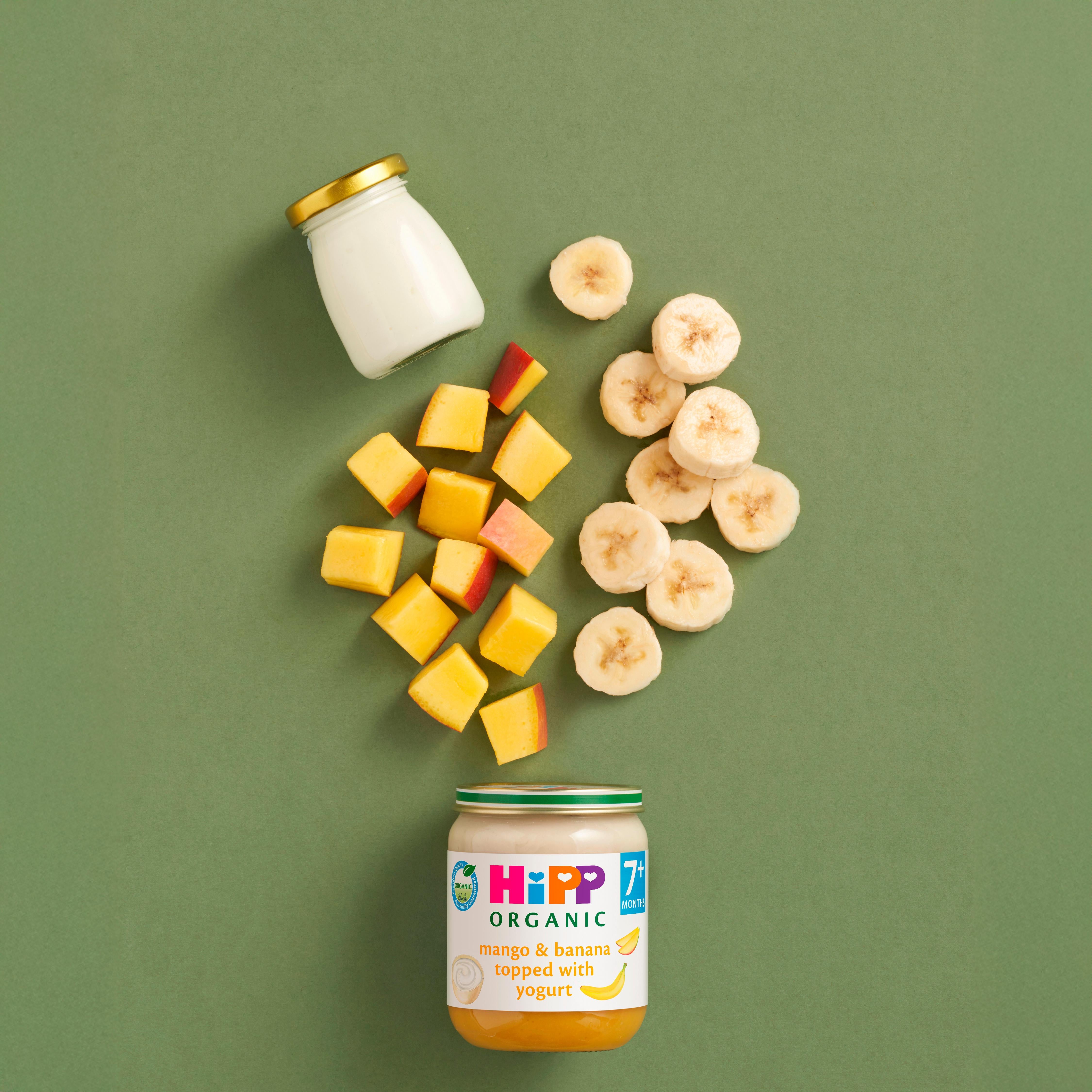 HiPP baby food Mango Banana Yogurt 160g (British brand)