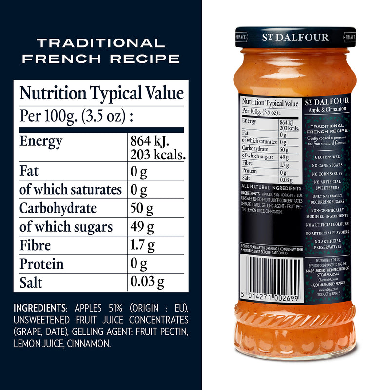 St Dalfour apricot jam 284g, imported from the UK