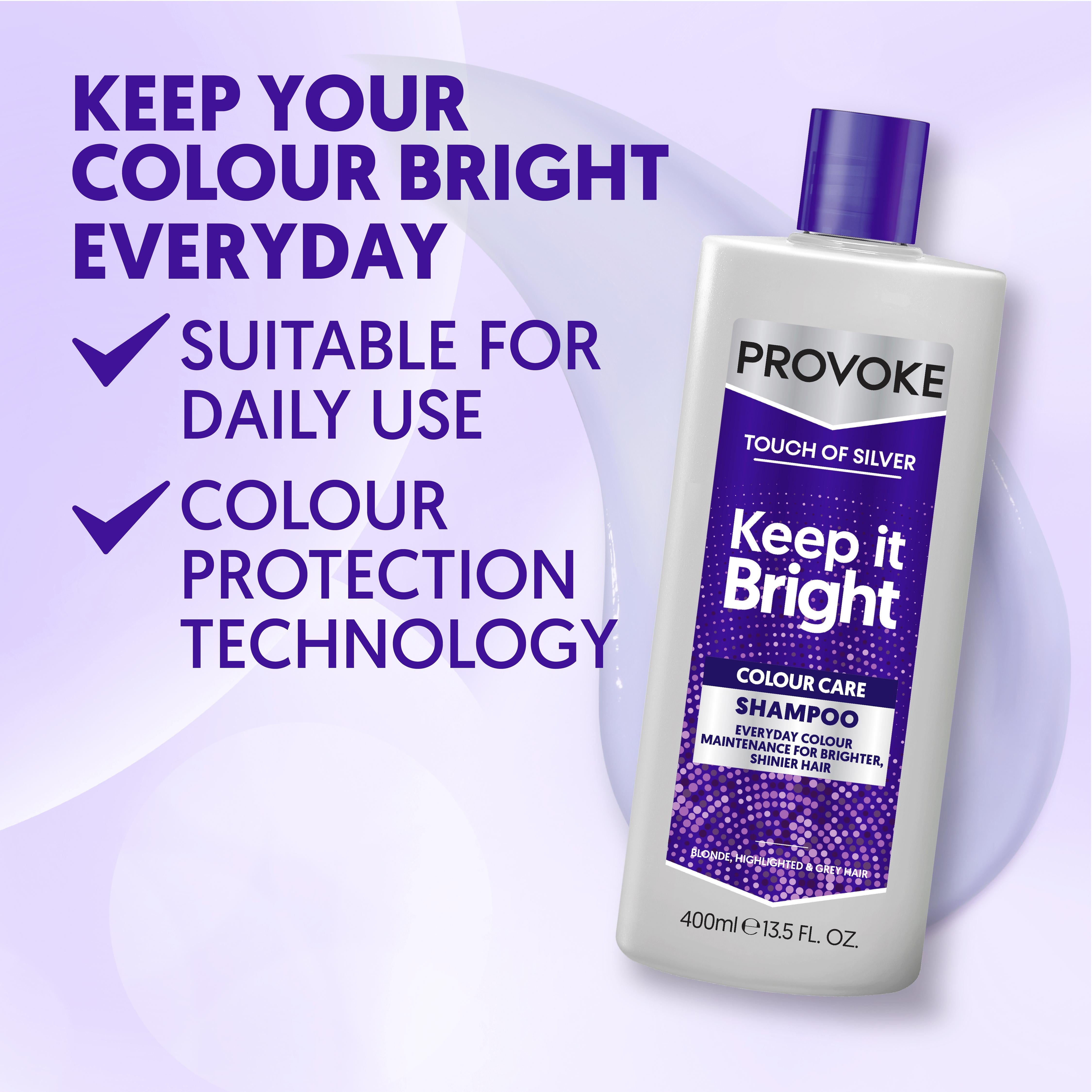 Provoke gradual everyday toning shampoo 400ml, UK version
