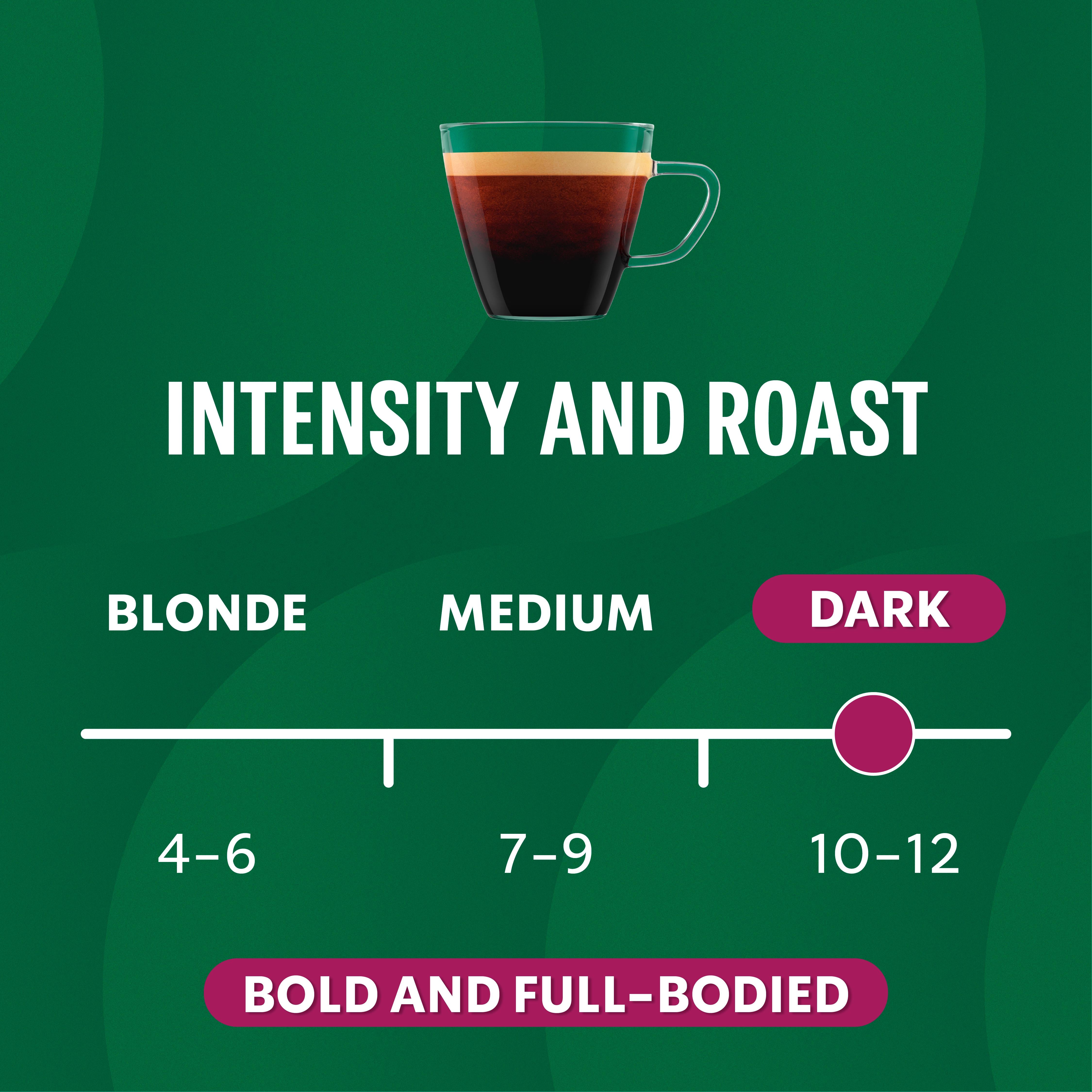 Starbucks Nespresso Caffe Verona dark roast pods 10 - British product
