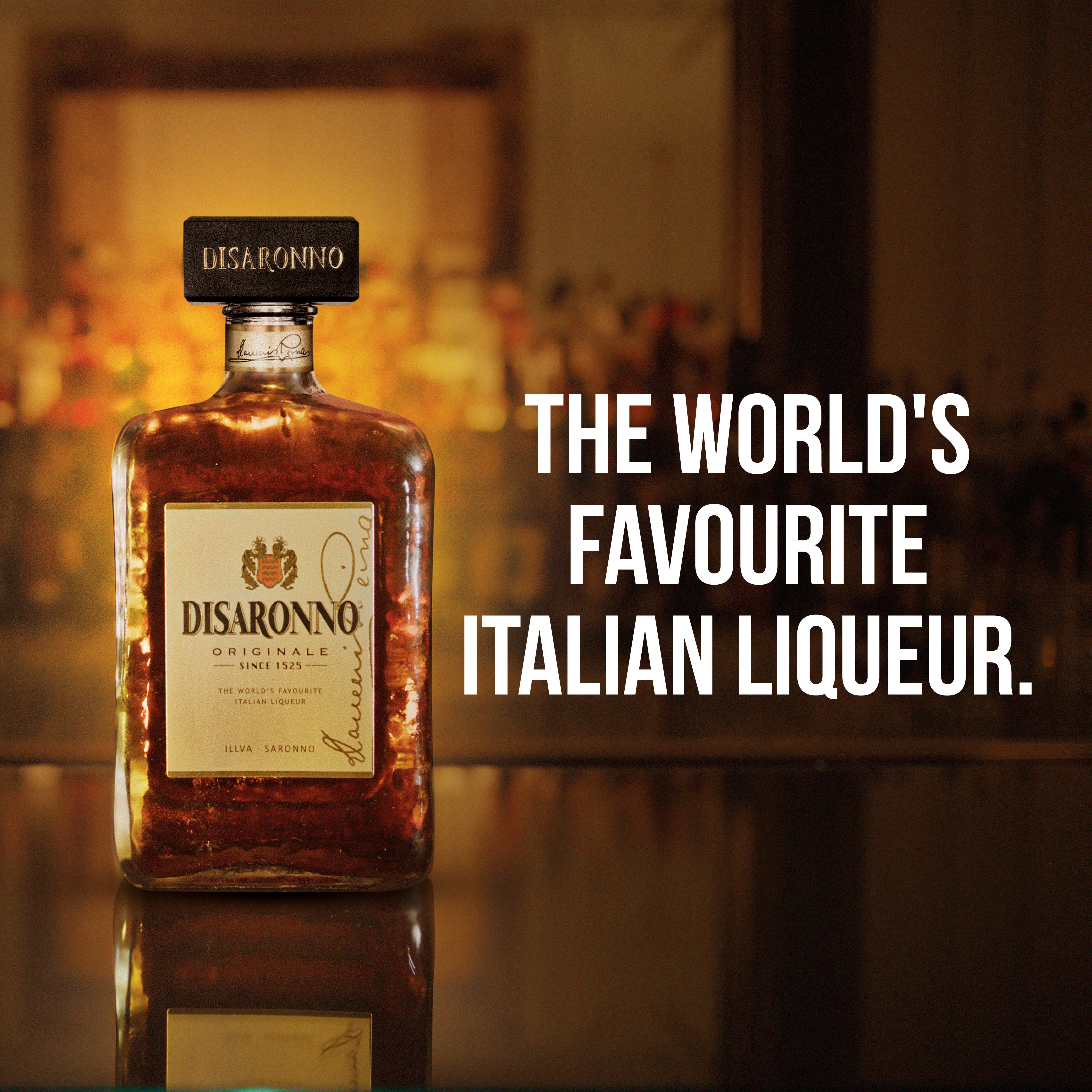 Disaronno Originale Amaretto liqueur 1L, UK version