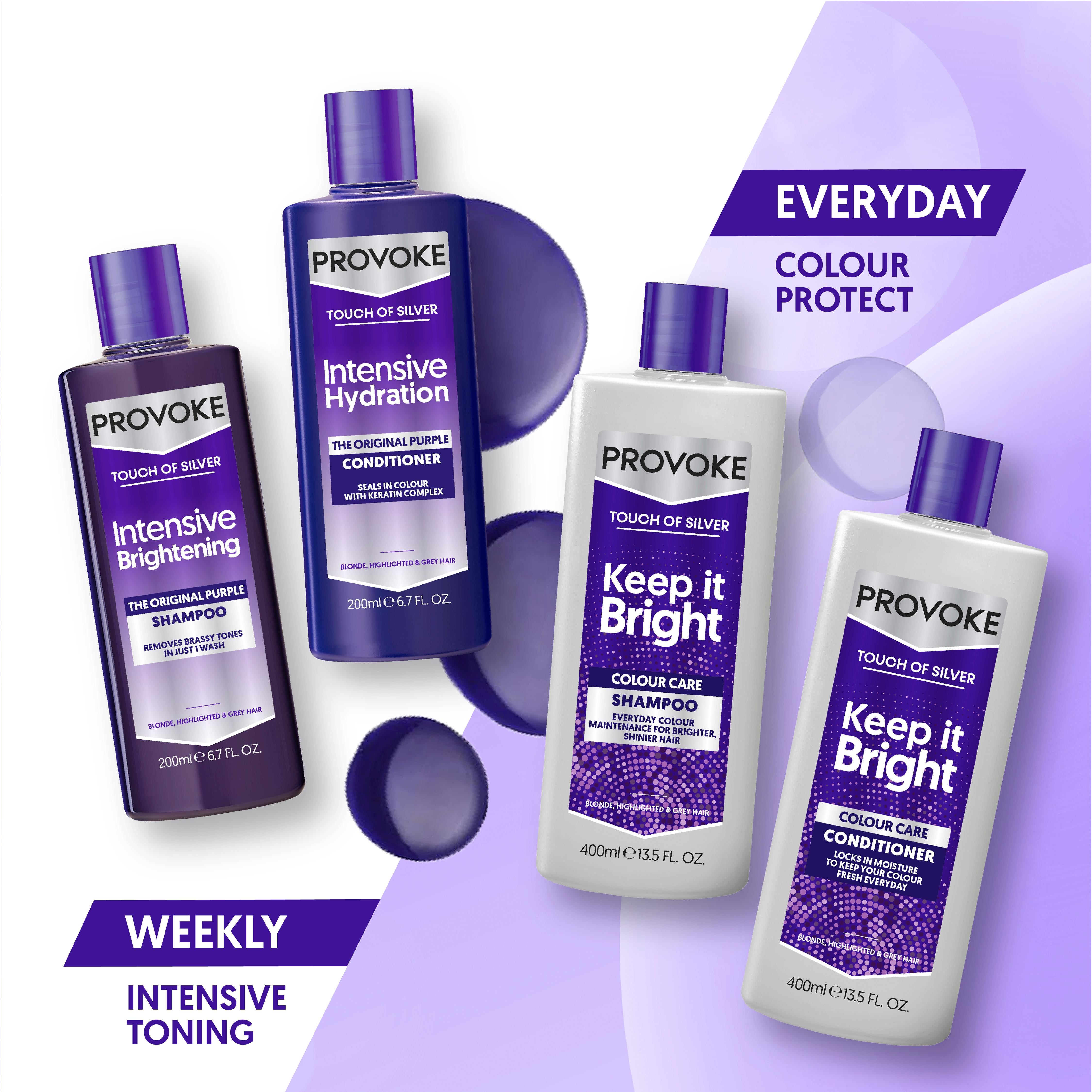 Provoke gradual everyday toning shampoo 400ml, UK version