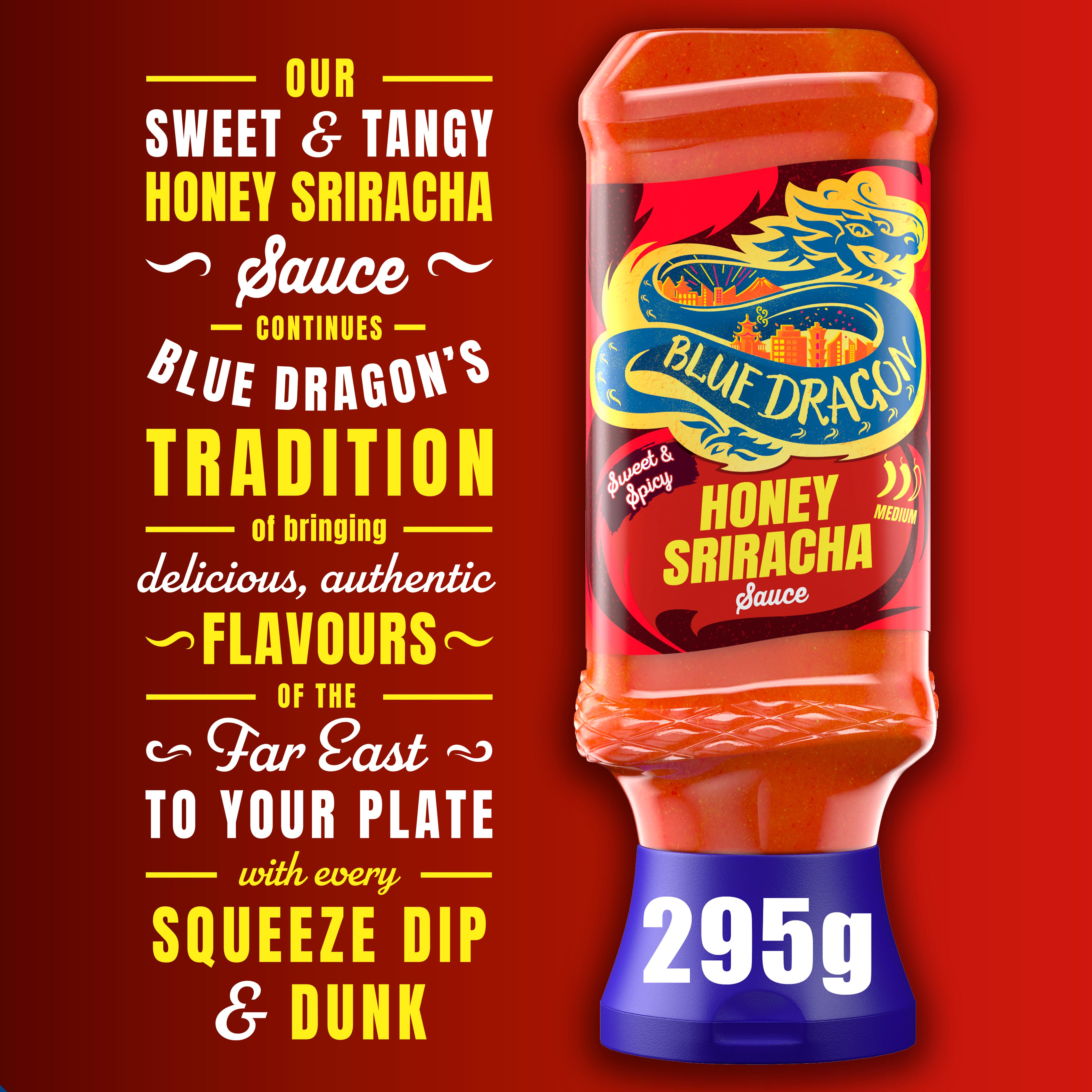 Blue Dragon honey sriracha sauce 295g, imported from the UK