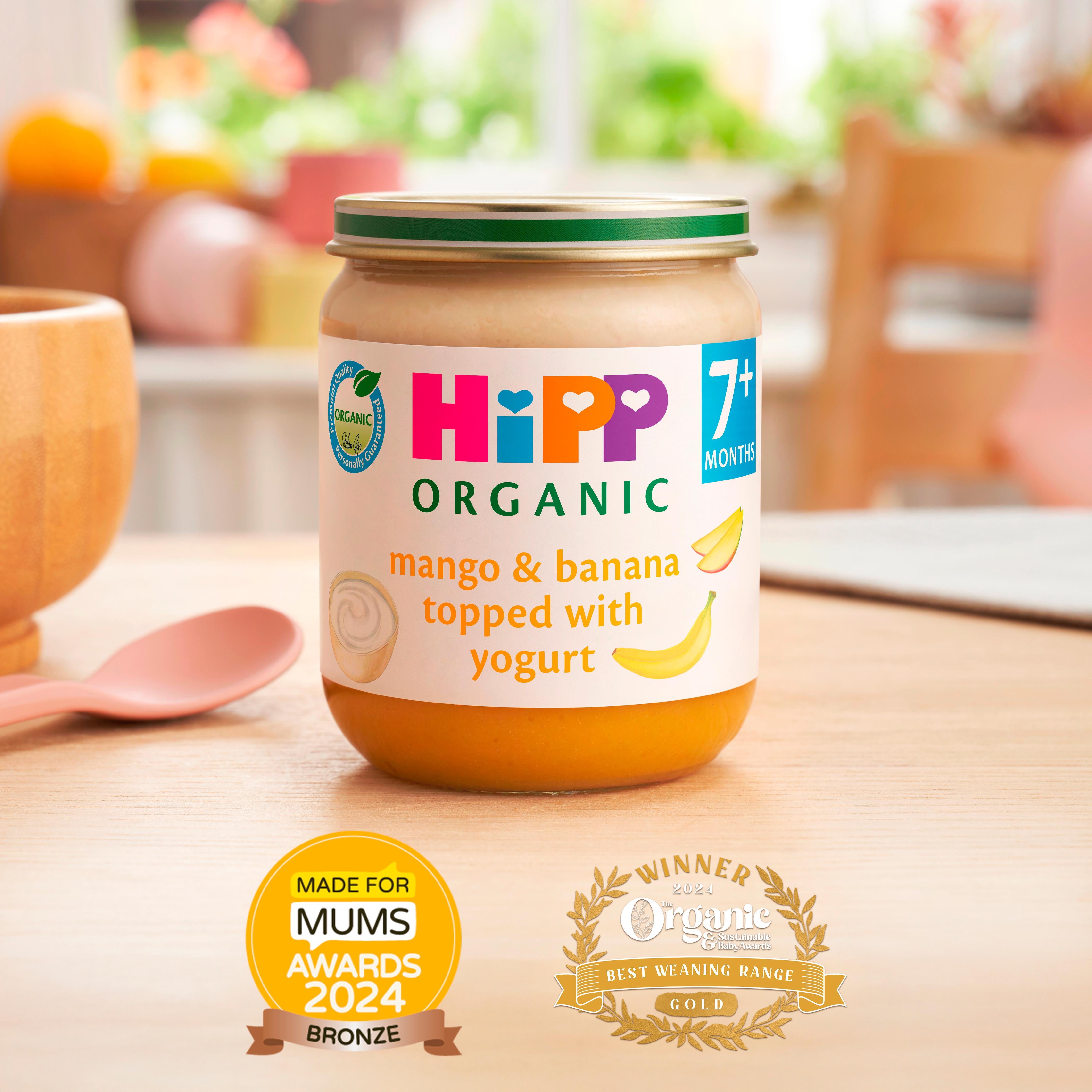 HiPP baby food Mango Banana Yogurt 160g (British brand)